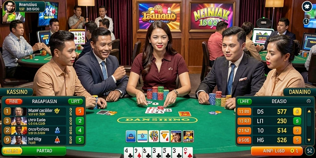 Tampilan antarmuka utama 73K yang menarik.