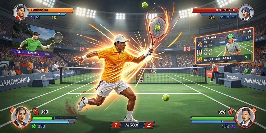 Screenshot menampilkan antarmuka permainan slot yang menarik.