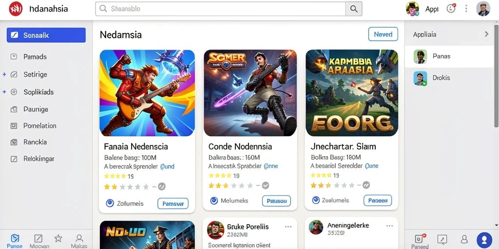 Tampilan awal permainan yang memukau dan intuitif.