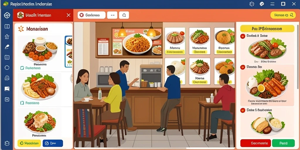 Tampilan antarmuka yang menarik dan mudah digunakan.