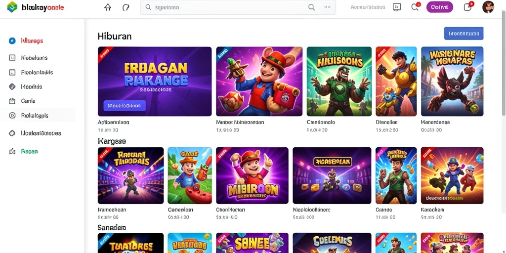 Tampilan awal game MEGAPETIR yang menarik.