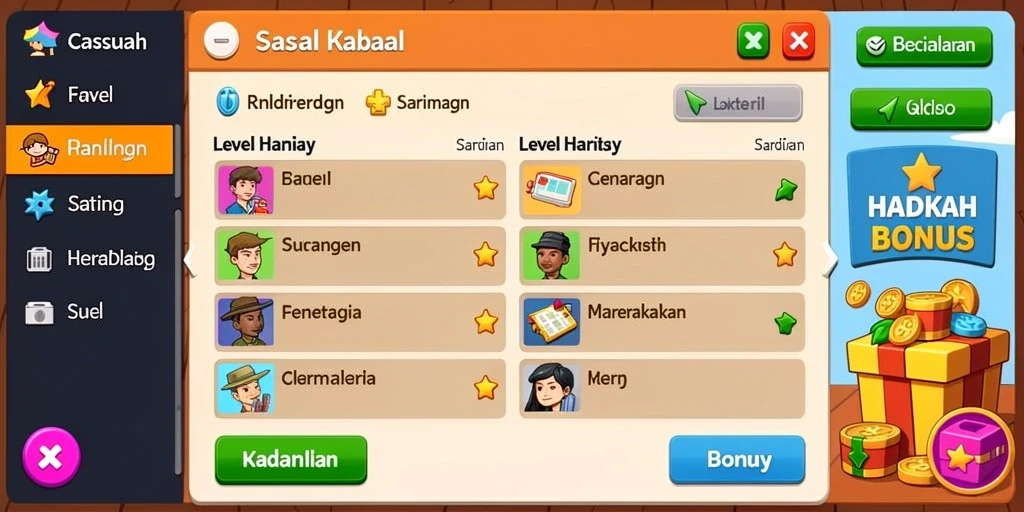 Tampilan antarmuka yang menarik dan mudah digunakan.