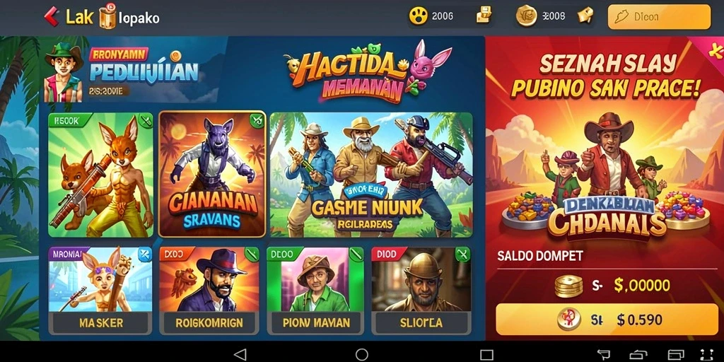 Tampilan antarmuka yang intuitif dan menarik.