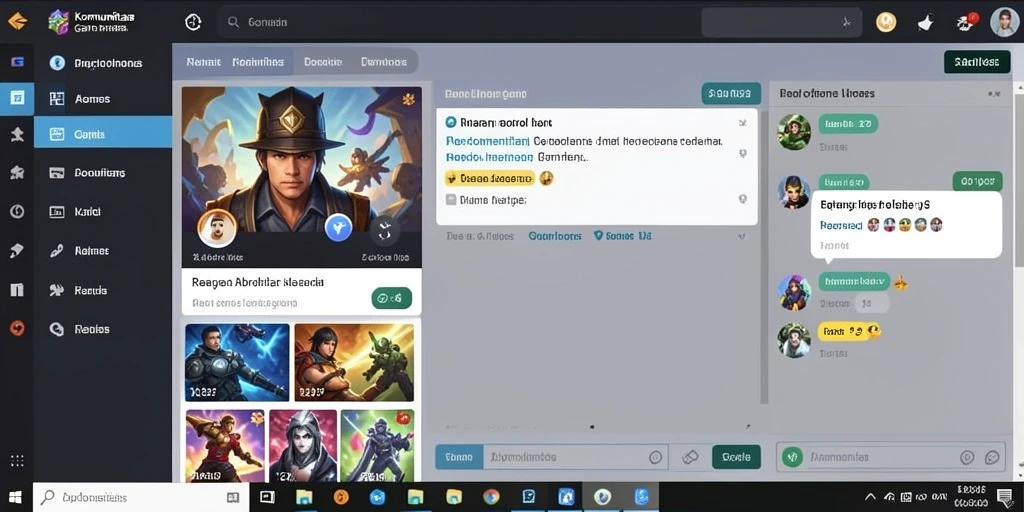 Screenshot menunjukkan tampilan antarmuka permainan yang menarik.