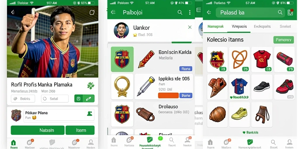 Tampilan antarmuka yang modern dan menarik.