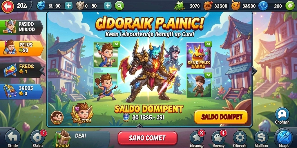 Screenshot menunjukkan tampilan awal permainan SURGA88 yang menarik.