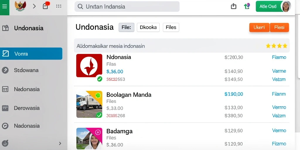 Tampilan antarmuka yang mudah dinavigasi.